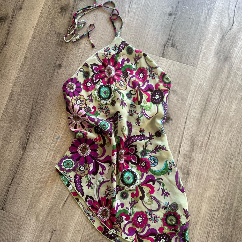 ❌SOLD❌Byer Floral Camisole - Pink and Green
